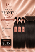 Raw Straight Bundle Deal with HD Lace Frontal