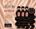 Virgin Body Wavy   Bundle Deal with HD Lace Closure